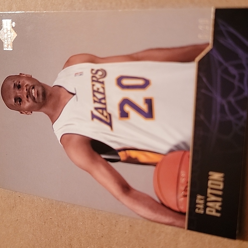 Gary Payton LAKERS 20 Basketball Trading Card